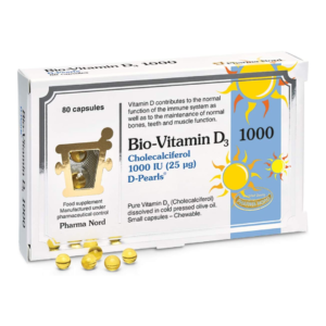 Bio-Vitamin D3 1000iu 25Ãƒâ€šÃ‚Âµg - 80 Capsules