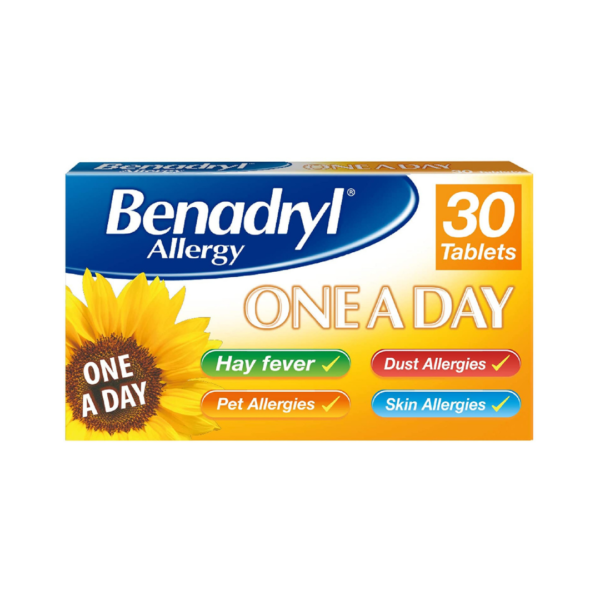 BENADRYL-ALLERGY-ONE-A-DAY-10MG-TABLETS