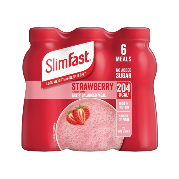 SlimFast Milkshake Bottle Strawberry325ml