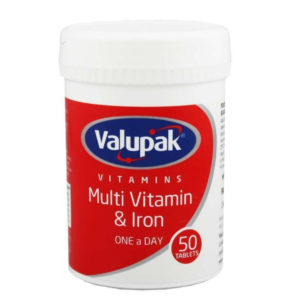 VALUPAK Multivitamin & Iron OAD 50 Tablet
