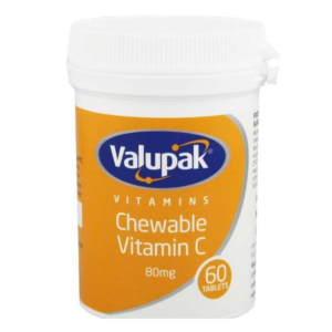 VALUPAK Vitamin C - Chewable 80mg 60 Tablet