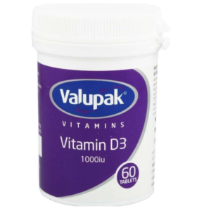 VALUPAK Vitamin D3 1000iu 60 Tablet