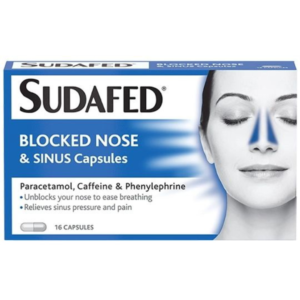 SUDAFED BLOCK NOSE & SINUS CAPSULES 16